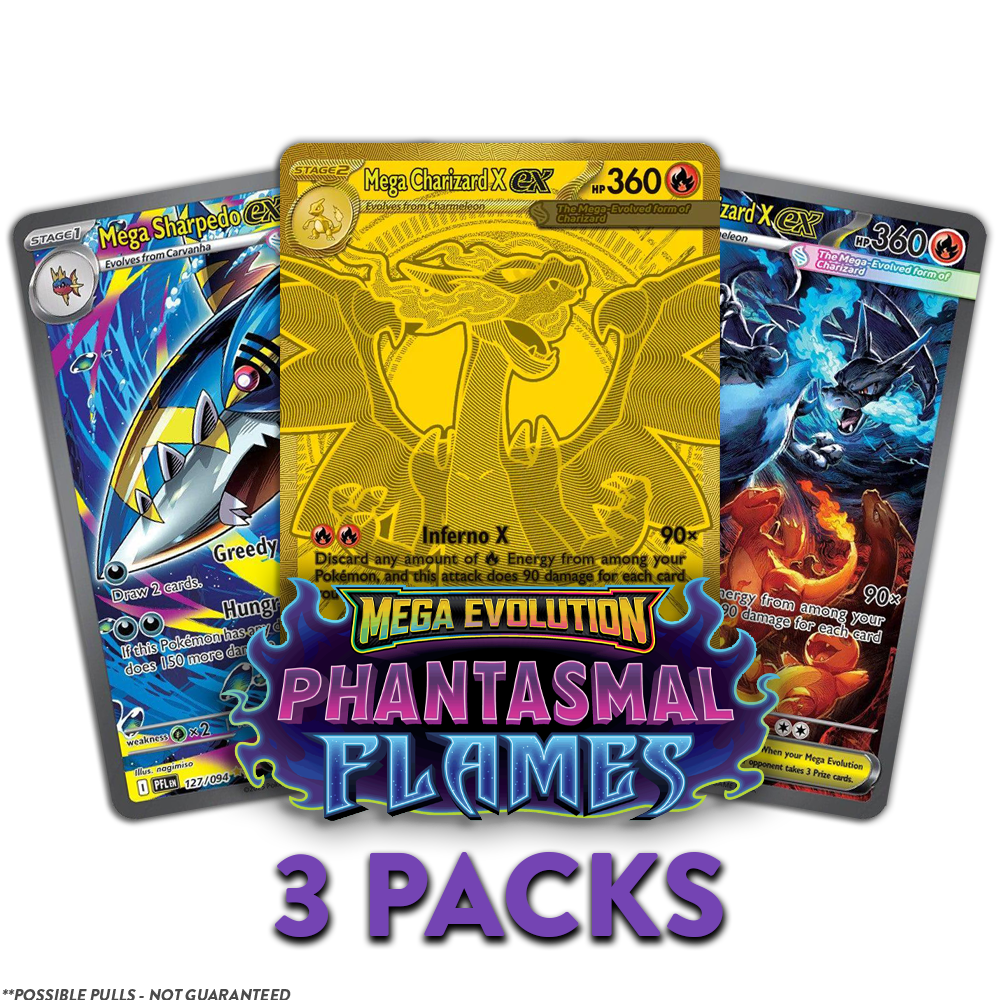 Phantasmal Flames EN 3-PACKS (Live Break)
