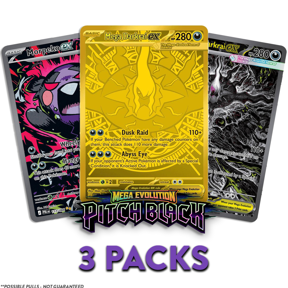 Pitch Black EN 3-PACKS (Live Break)
