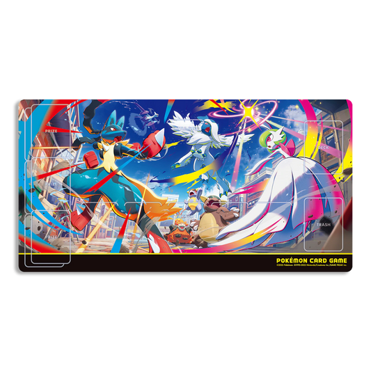 Pokemon Center Japan Exclusive Mega Evolutions Lucario Gardevoir Absol Kangaskhan Playmat