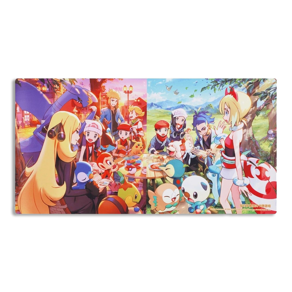 Pokemon Chinese Exclusive 2nd Anniversary Friends in Sinnoh Hisui Playmat