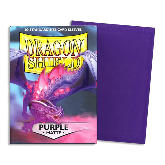 Dragon Shield Purple Matte Sleeves 100ct