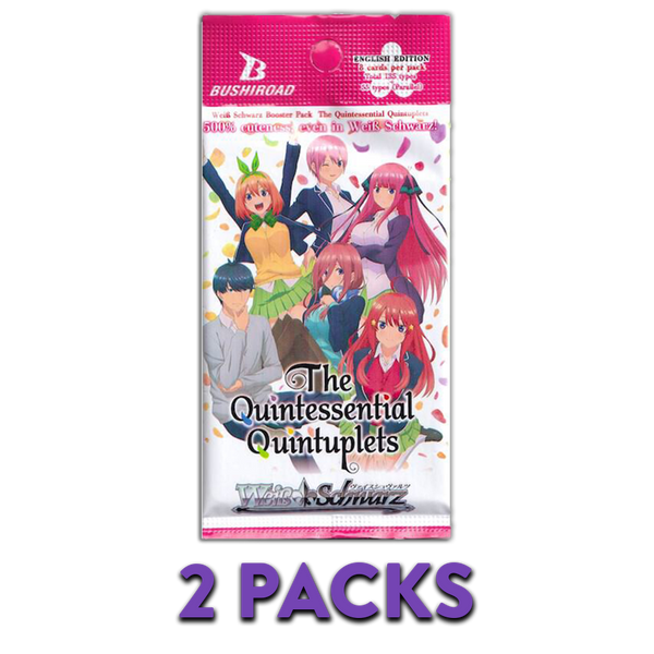 Weiß Schwarz Quintessential Quintuplets EN 2-PACKS (Live Break)