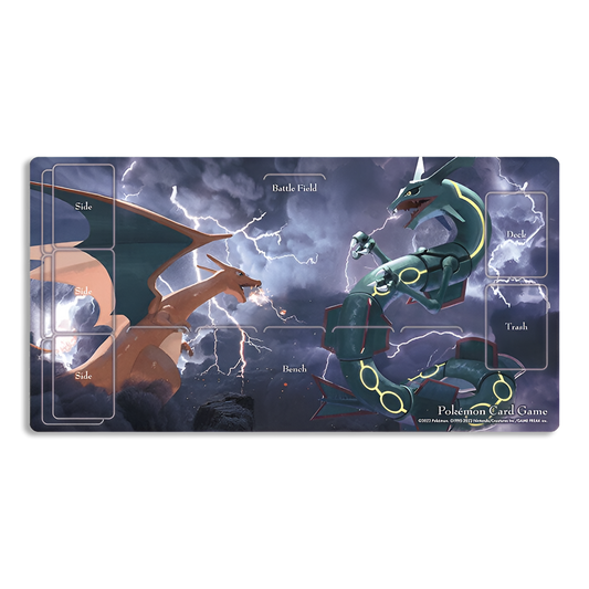 Pokemon Center Japan Exclusive Charizard vs Rayquaza Playmat