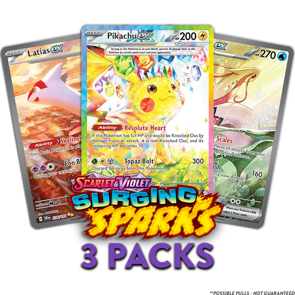 Surging Sparks EN 3-PACKS (Live Break)
