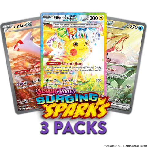 Surging Sparks 3-Pack (Personal Break)