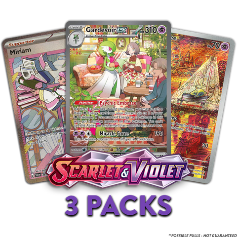 Scarlet & Violet 3-PACK (Personal Break)