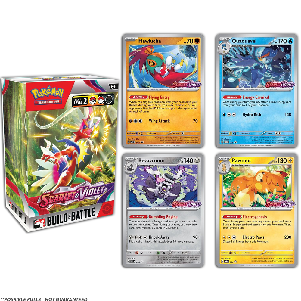 (LIMIT 2) Scarlet & Violet Base EN BUILD & BATTLE (Live Break)
