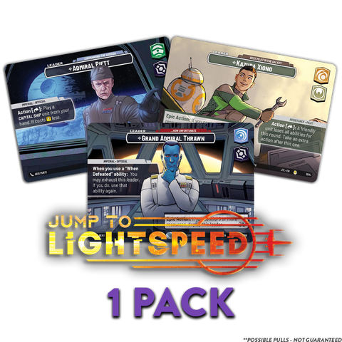 Star Wars Unlimited Jump to Lightspeed Carbonite Editon 1-PACK (Personal Break)