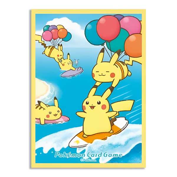 Surfing & Flying Pikachu Sleeves 64ct