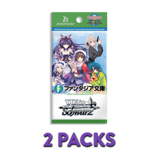 Weiß Schwarz Fantasia Bunko Vol.2 EN 2-PACK (Live Break)