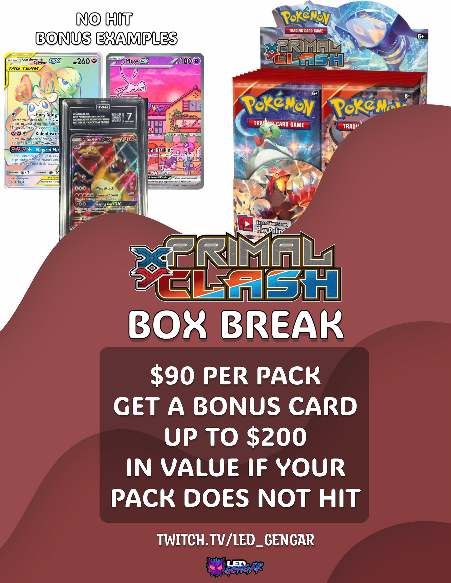 XY Primal Clash BOX BREAK (Live Break)