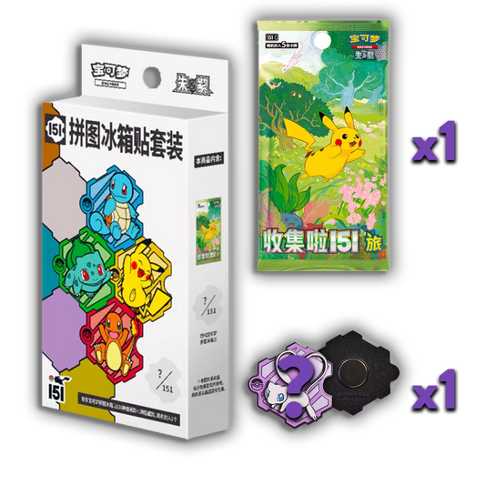Simplified Chinese Collect 151 Puzzle Magnet Set (Personal Break)