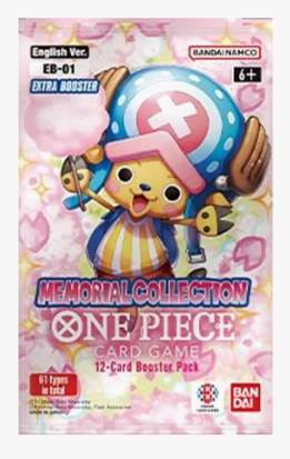 One Piece MEMORIAL COLLECTION EB-01 EN 3-PACK (Personal Break)