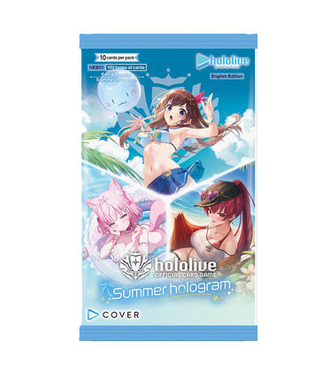Hololive Summer Hologram Extra Booster 2-PACK (Live Break)