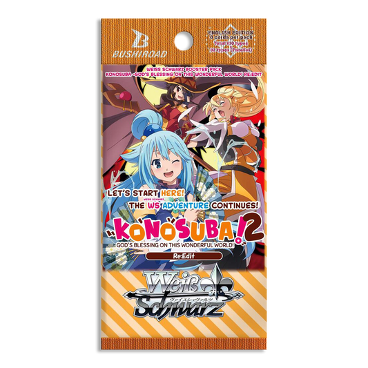 Weiß Schwarz Konosuba 2 EN 2-PACK (Live Break)