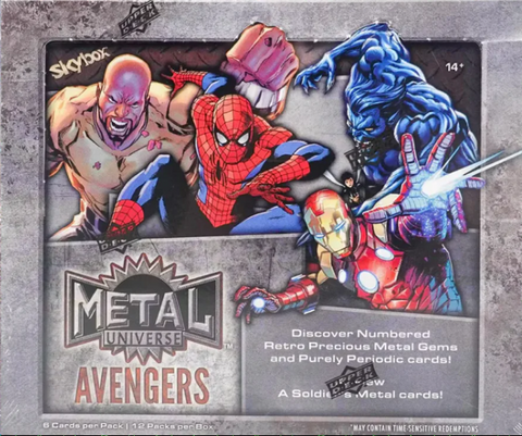 24 Skybox Marvel Metal Avengers HOBBY BOX (personal break)