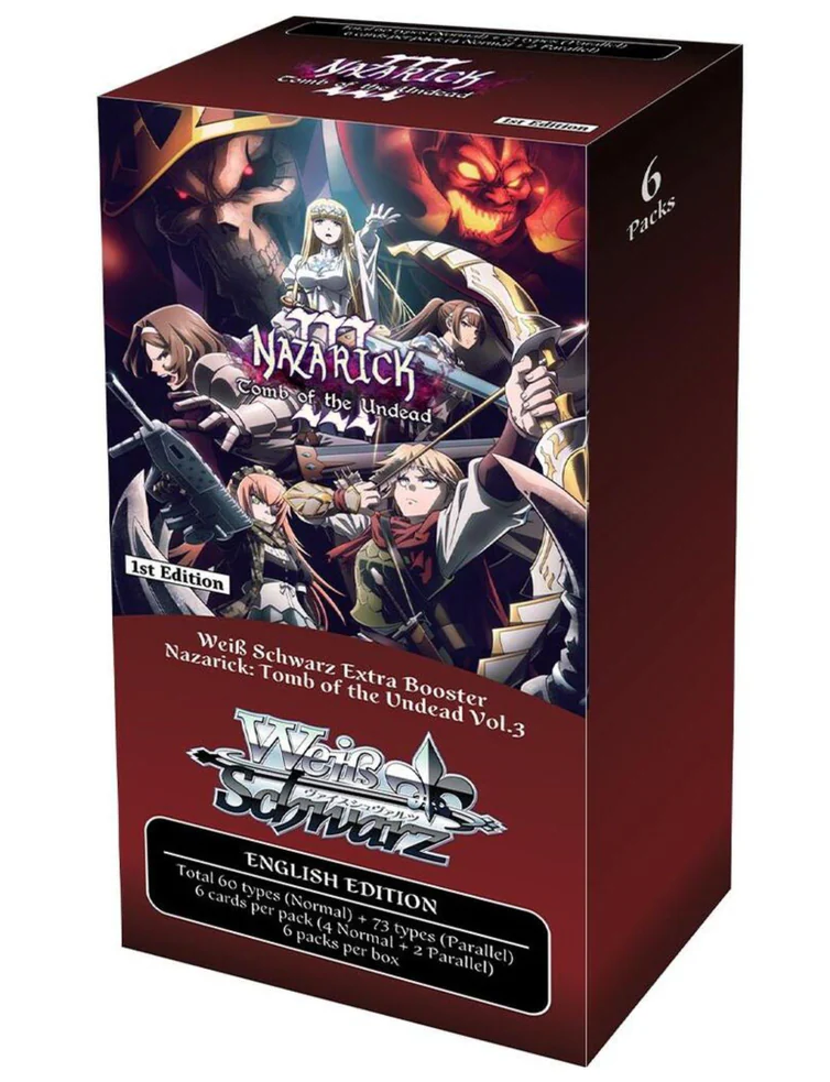 Weiss Schwarz Nazarick: Tomb of the Undead Vol.3 Extra EN BOX (Live Break)